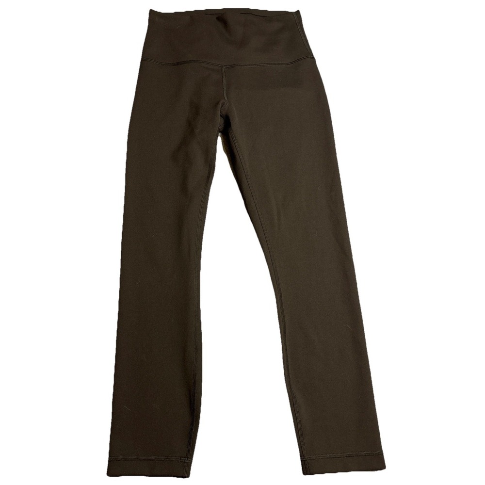 Lululemon Wunder Under Leggings Women's Black Excellent High Rise Yoga Crop 4